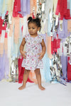 3 - 6m Groovy Birthday Bodysuit Twirl Dress - Monkeeroos