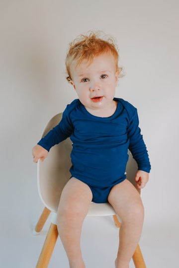 0-3 Royal Long Sleeve Bodysuit