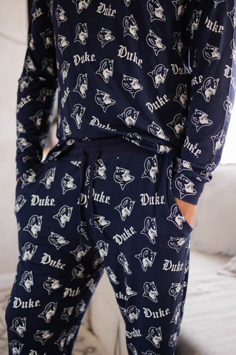 Duke University® Navy Gothic Men's Joggers