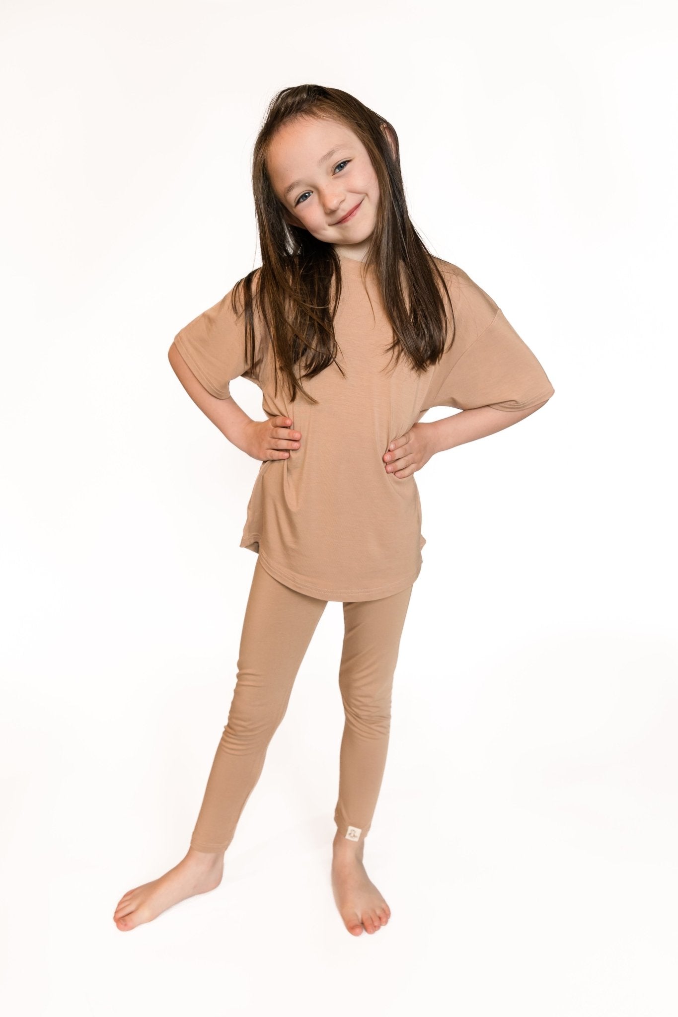 6 - 12m Tan Toddler Leggings - Monkeeroos