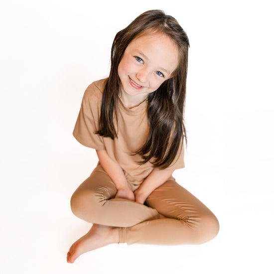 6 - 12m Tan Toddler Leggings - Monkeeroos