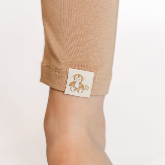 6 - 12m Tan Toddler Leggings - Monkeeroos