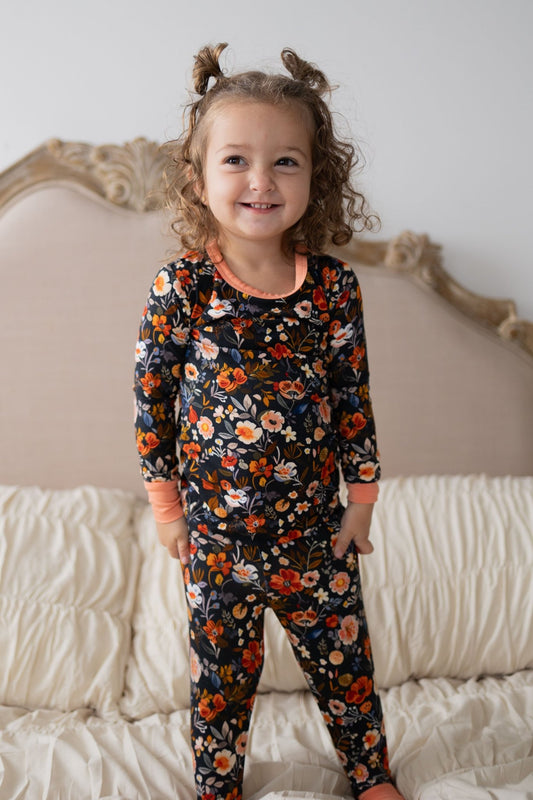 7Y Autumn Bloom Long Set - Monkeeroos