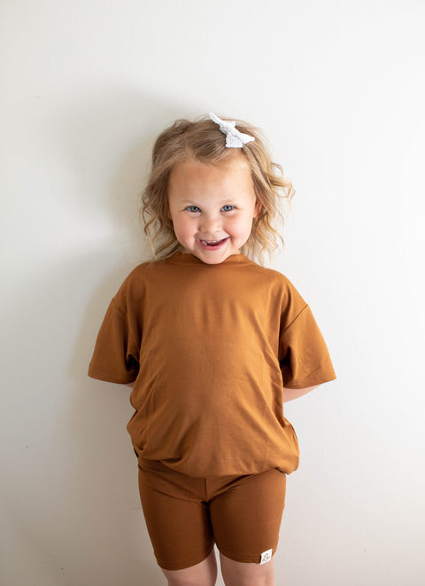 Toffee Toddler Biker Shorts