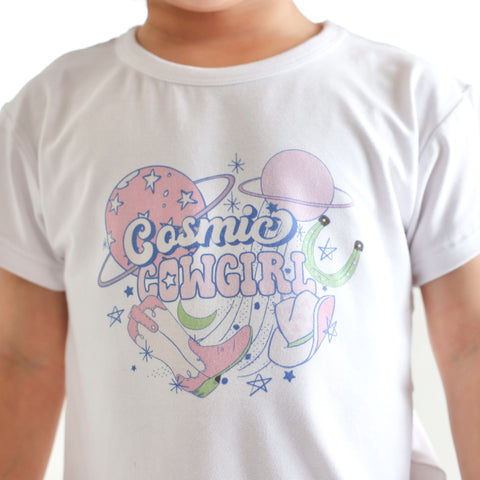 Cosmic Cowgirl Crew Neck Tee