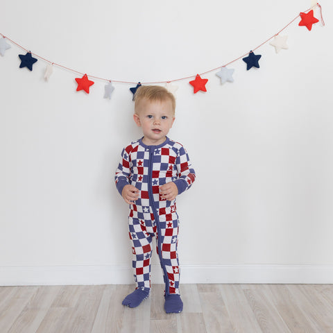 American Checks Romper