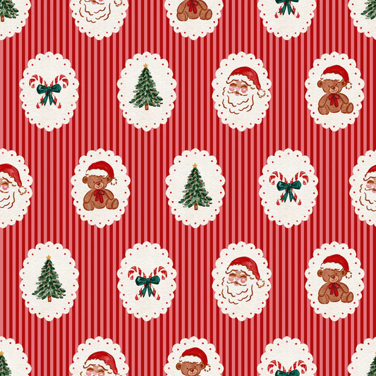 Classic Christmas Quilted Blanket