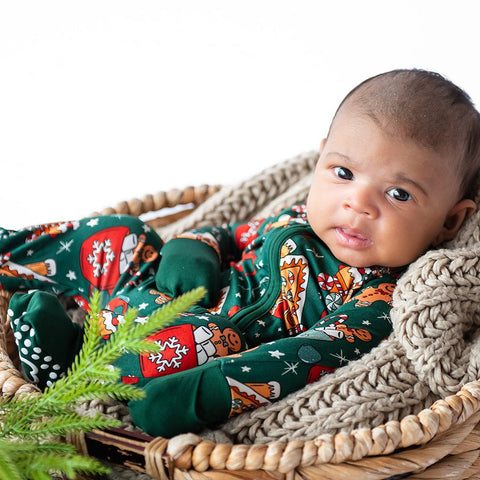 Jolly Gingerbread Rompers