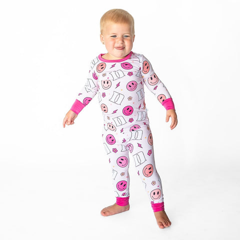 Duke University® Pink Smiley 2 Piece Long Set