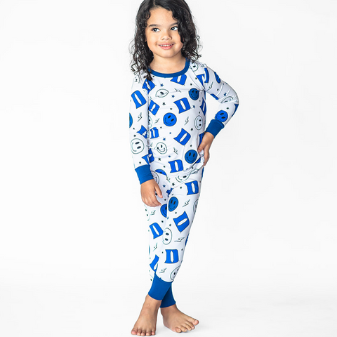 Duke University® Blue Smiley 2 Piece Long Set