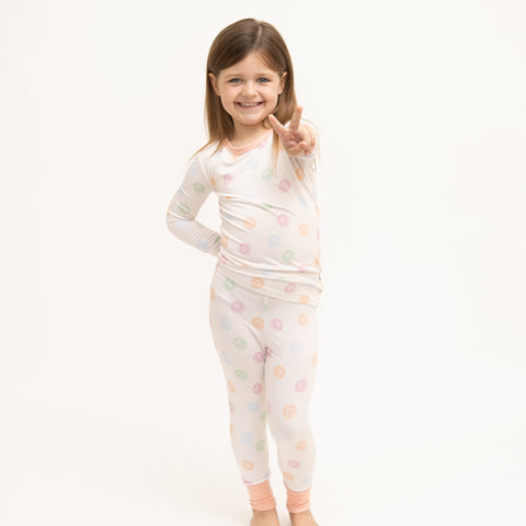 Pastel Smiley 2pc Long Set