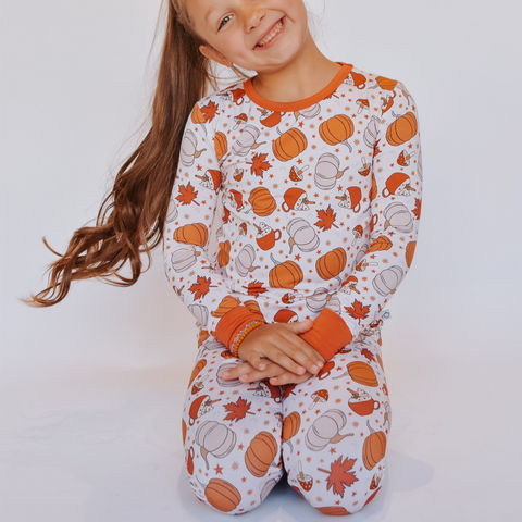 Pumpkin Spice 2pc Long Set