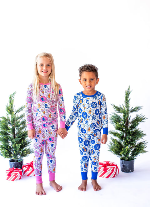 Duke University® Christmas 2pc Long Set- Blue