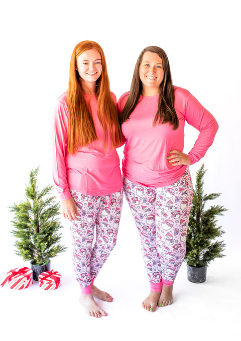 Pink Christmas Women's Joggers