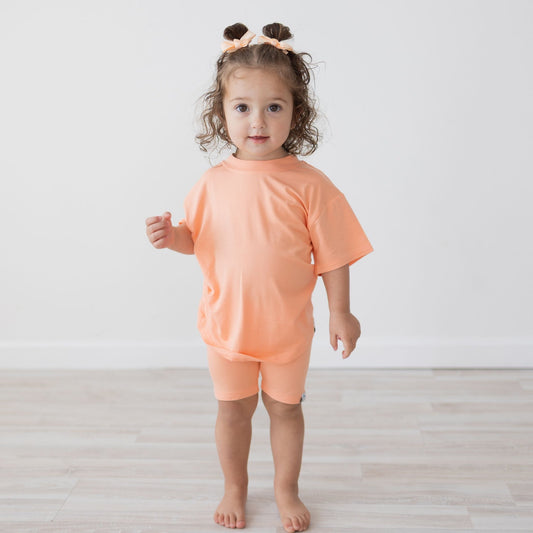 Creamsicle Toddler Biker Shorts - Monkeeroos