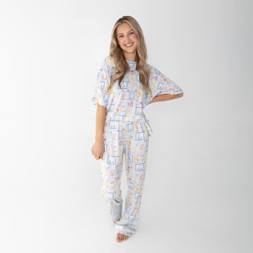 Silly Goose Blue Women's Lounge Set