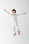 Silly Goose Blue Toddler PJs