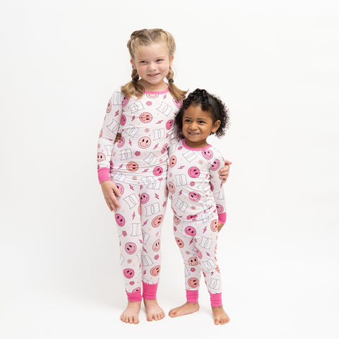 Duke University® Pink Smiley 2 Piece Long Set