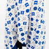 Duke University® Blue Smiley Quilted Blanket - Monkeeroos