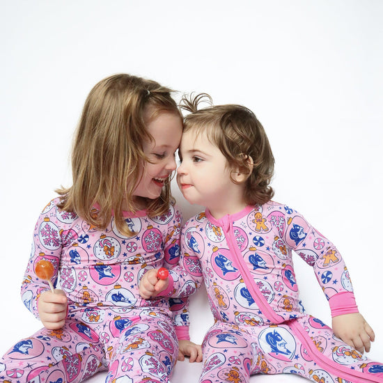 Duke University® Christmas 2pc Long Set - Pink - Monkeeroos