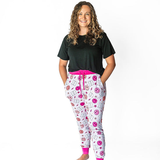 Duke University® Pink Smiley Women's Joggers - Monkeeroos