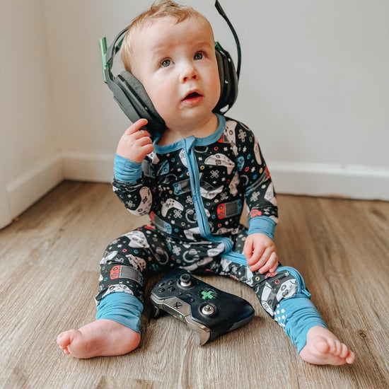 Gamer Romper - Monkeeroos