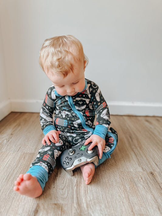 Gamer Romper - Monkeeroos