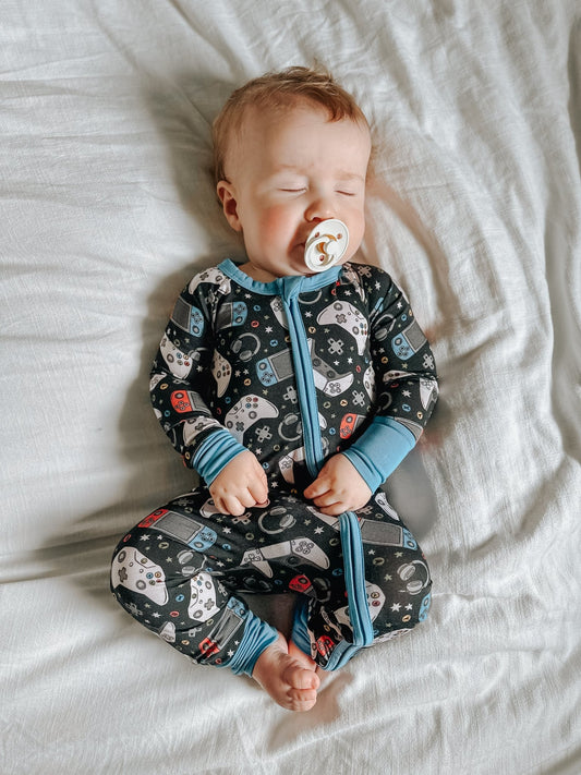 Gamer Romper - Monkeeroos