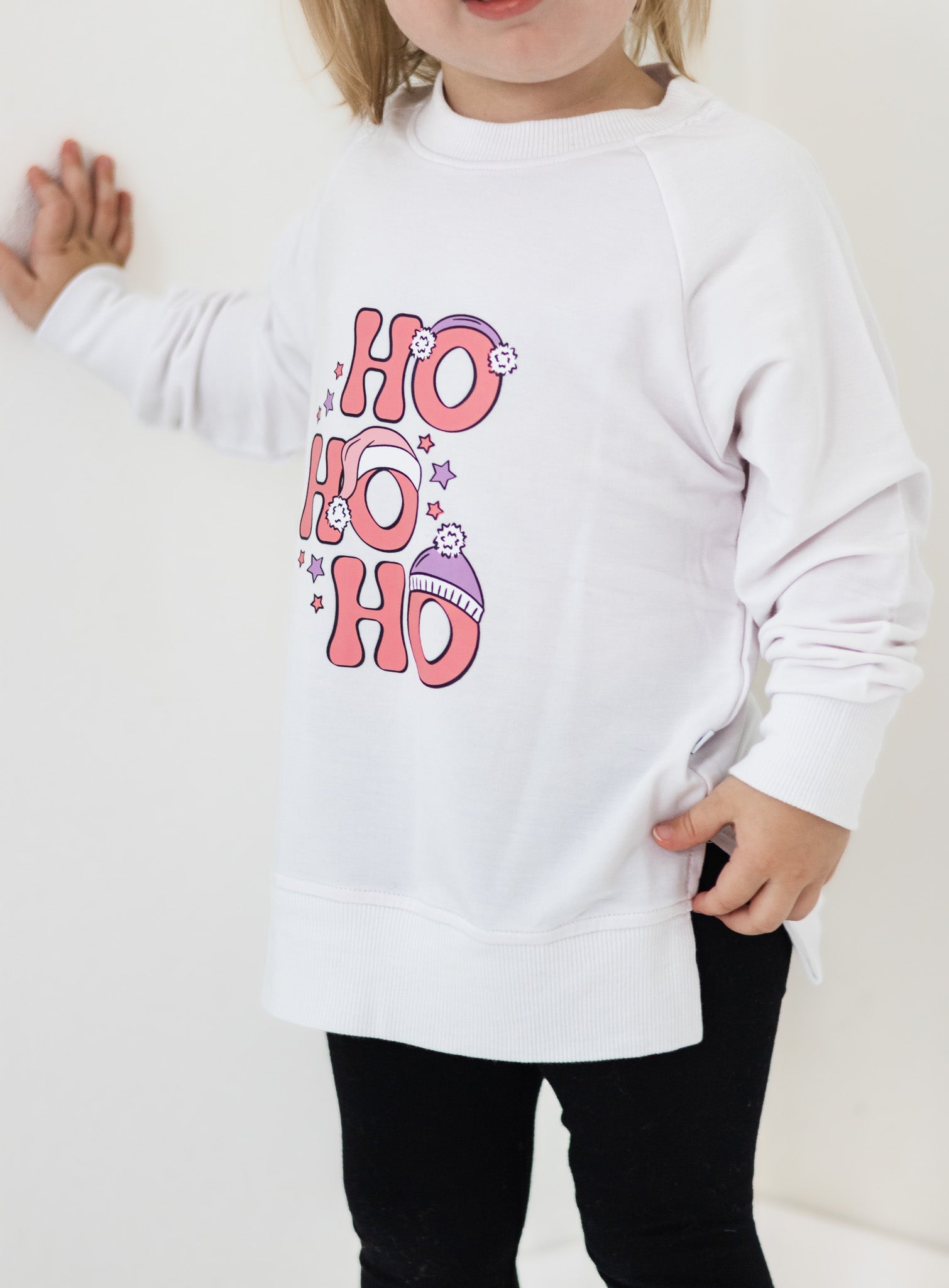HoHoHo Toddler Crew Neck Sweatshirt - Monkeeroos