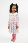 Love Bug Long Sleeve Twirl Dress - Monkeeroos