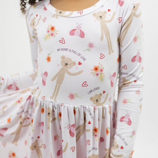 Love Bug Long Sleeve Twirl Dress - Monkeeroos
