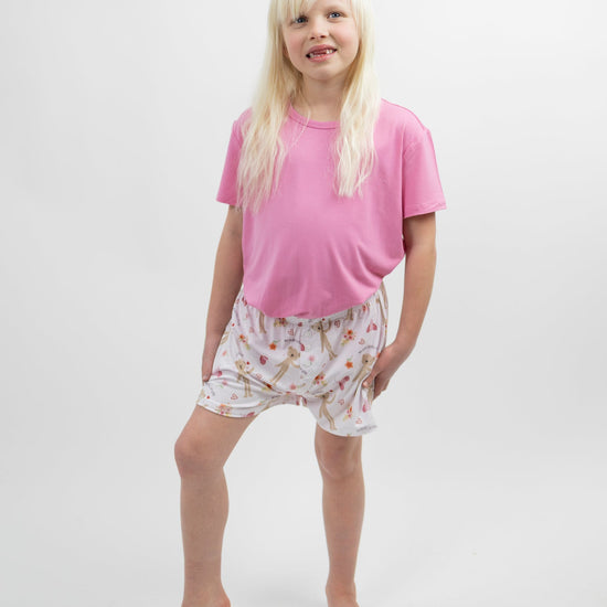 Love Bug Youth Girls Shorts Set - Monkeeroos