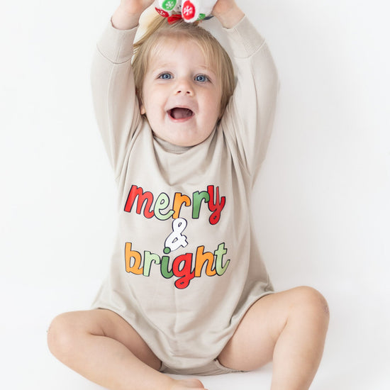 Merry & Bright Sweatshirt Bubble - Monkeeroos