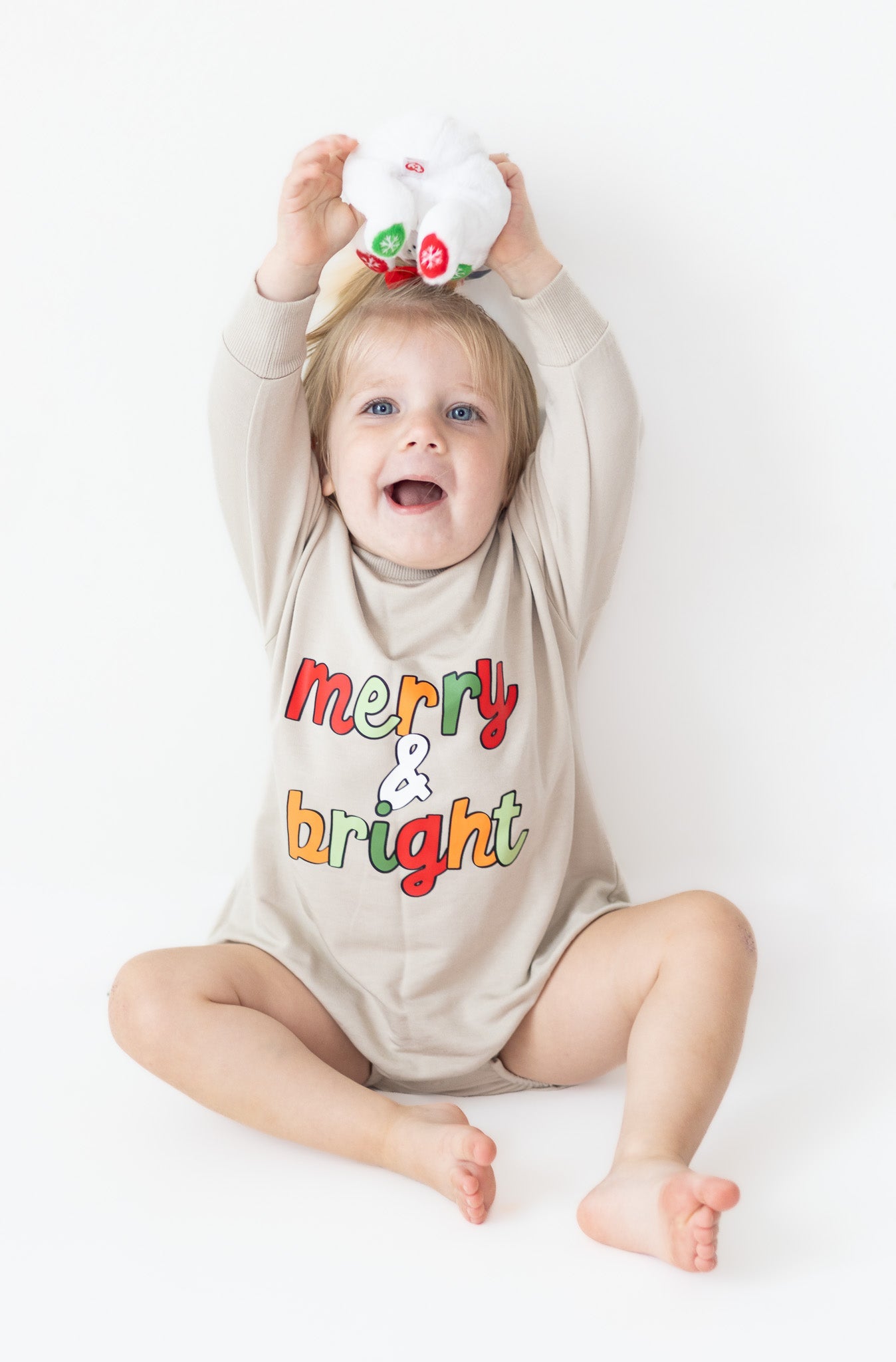 Merry & Bright Sweatshirt Bubble - Monkeeroos
