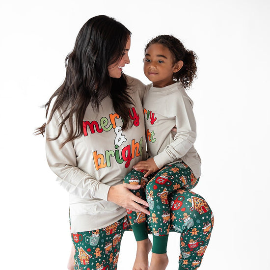 Merry & Bright Toddler Crew Neck Sweatshirt - Monkeeroos