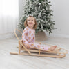 Pink Gingerbread Toddler PJs