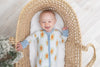 Blue Gingerbread Baby PJs