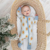 Blue Gingerbread Baby PJs