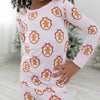 Pink Gingerbread Toddler PJs