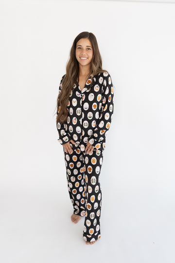 Spooky Pups Adult Unisex Button Down Set