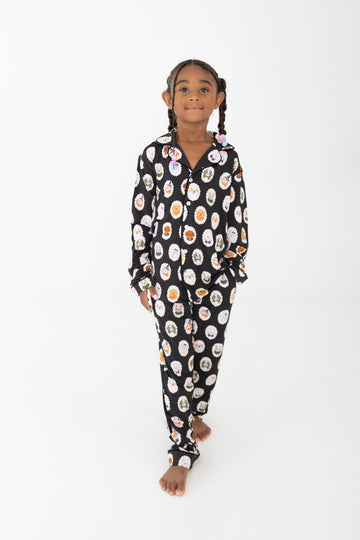 Spooky Pups Youth Unisex Button Down Set