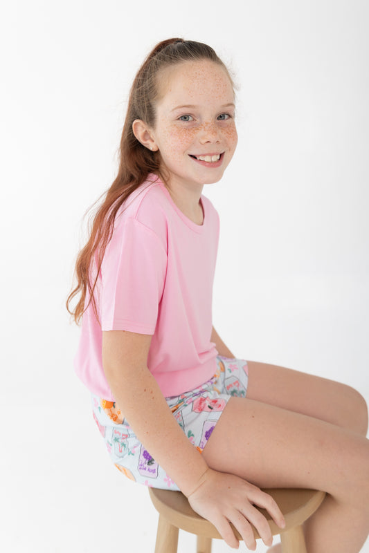 Girly Pop Youth Girls Shorts Set