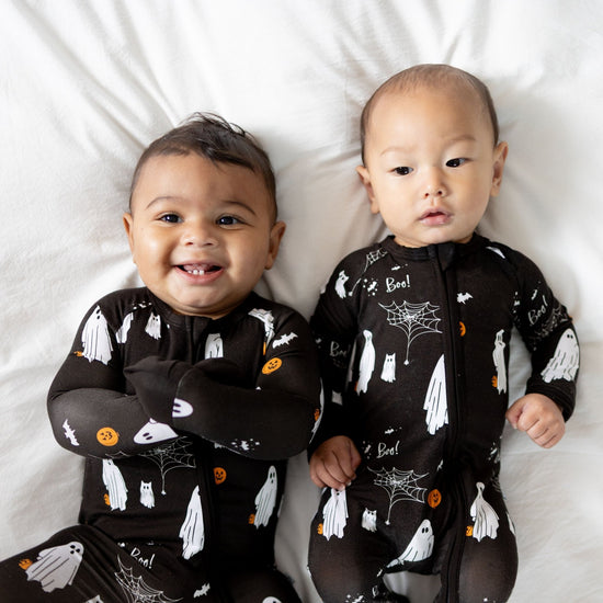 NB & 0 - 3m Boo Crew Romper - Monkeeroos