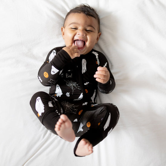 NB & 0 - 3m Boo Crew Romper - Monkeeroos