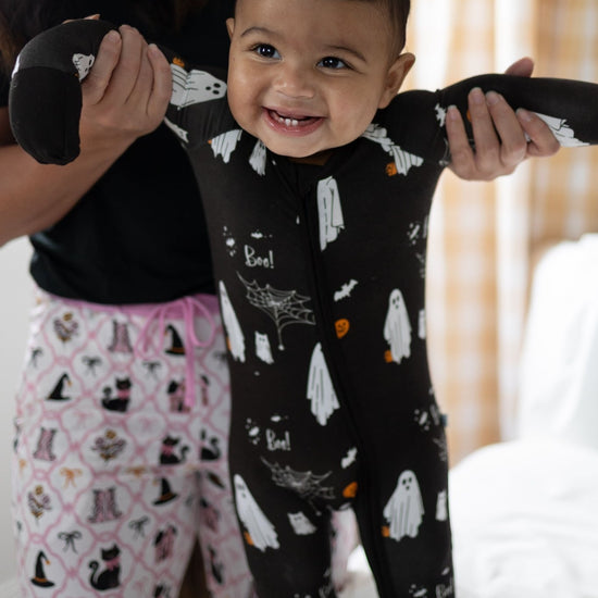 NB & 0 - 3m Boo Crew Romper - Monkeeroos
