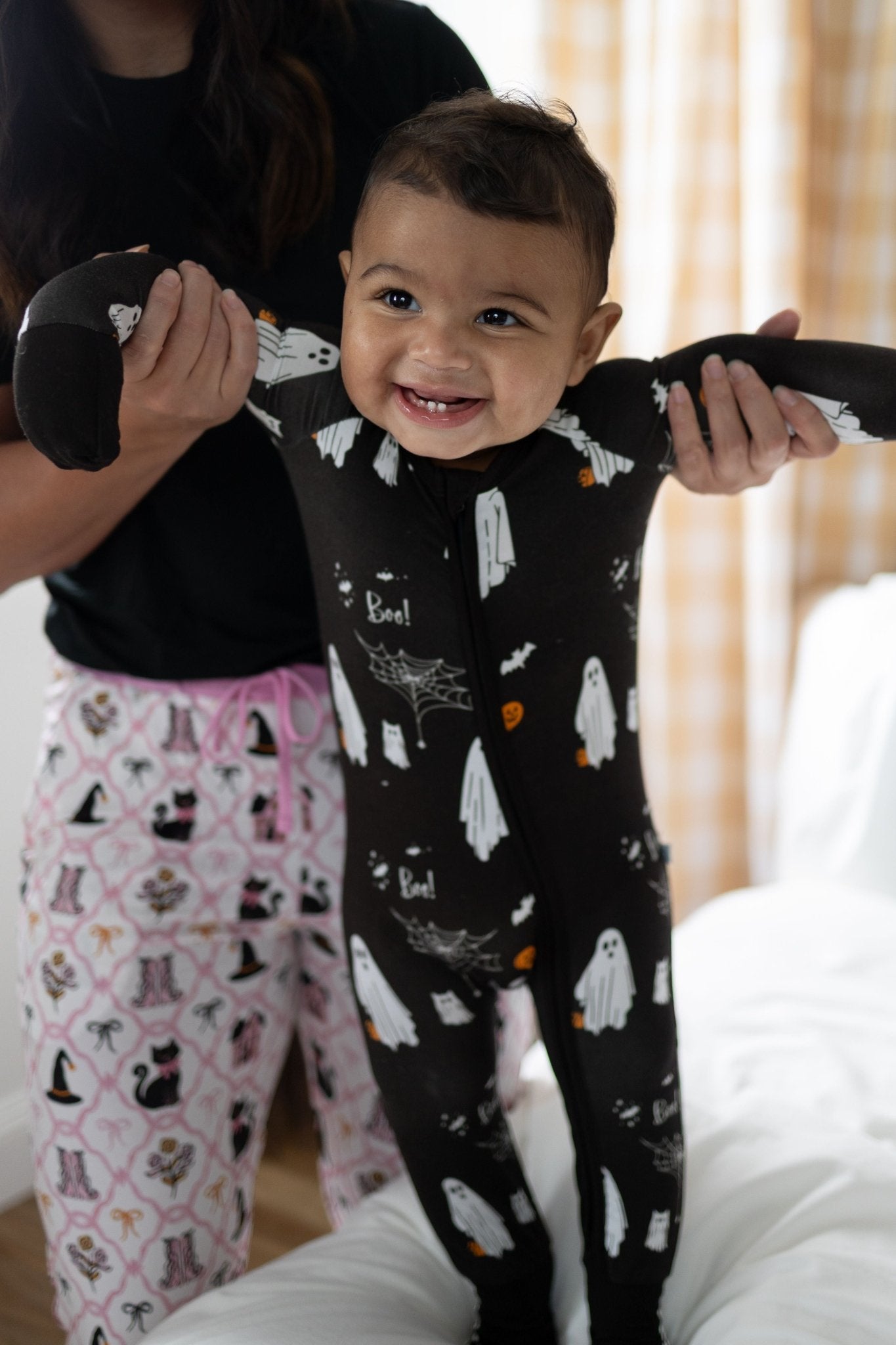 NB & 0 - 3m Boo Crew Romper - Monkeeroos