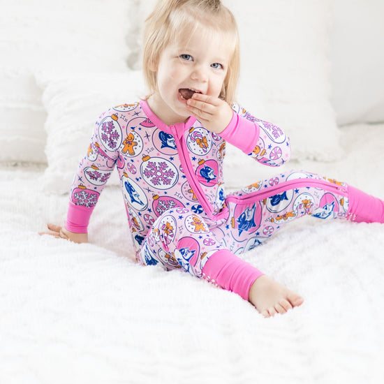 NB Duke University® Christmas Rompers - Pink - Monkeeroos