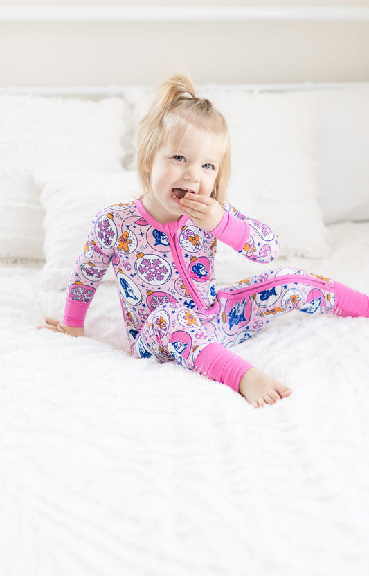 NB Duke University® Christmas Rompers - Pink - Monkeeroos