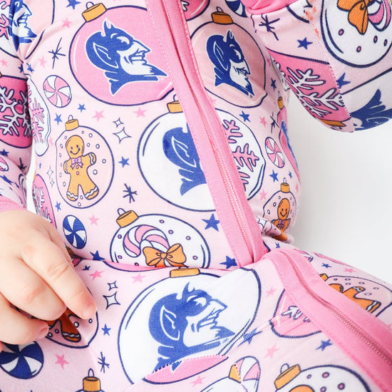 NB Duke University® Christmas Rompers - Pink - Monkeeroos