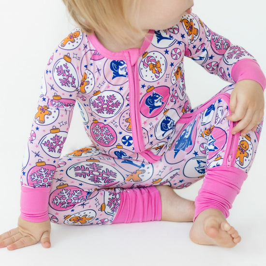 NB Duke University® Christmas Rompers - Pink - Monkeeroos